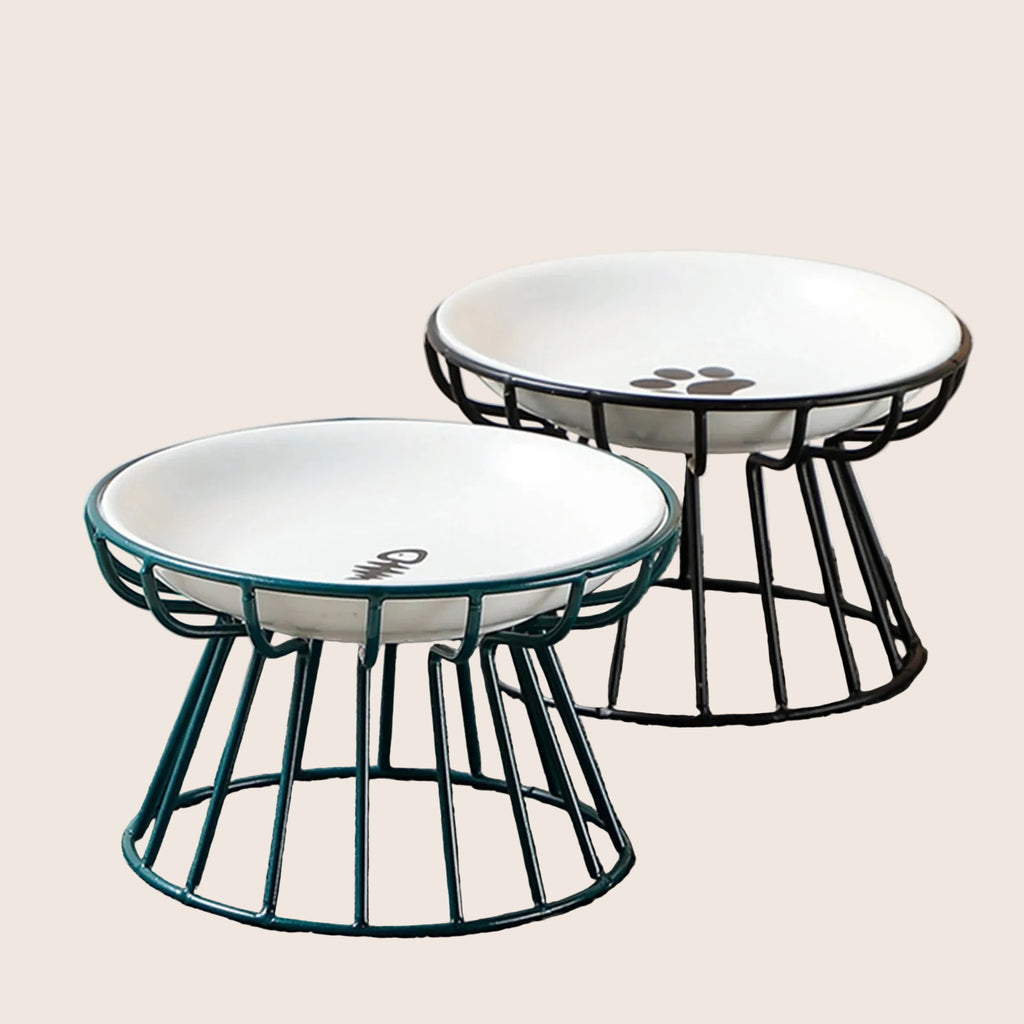 Nordic Elevated Ceramic Pet Bowl