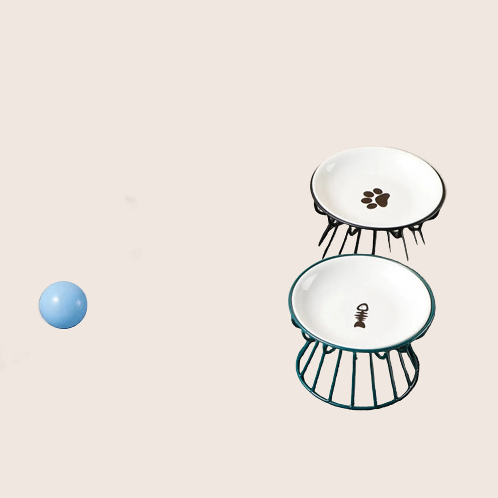 Nordic Elevated Ceramic Pet Bowl